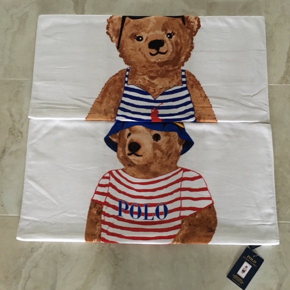 🌞LIMITED EDITION Polo Bear Beach Towel His/Her - Picture 3 of 7